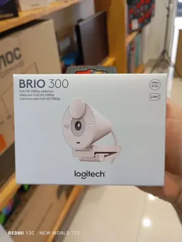 Webcam Logitech 1080p usb-c Brio300