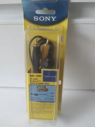 Cabo AV Sony VMC-15MR 1.5m para Câmera Cyber-shot