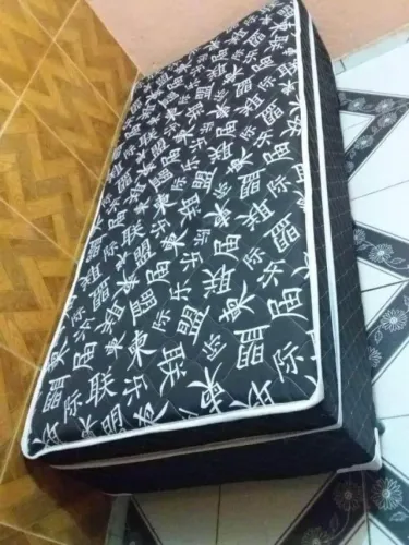 Cama box casal e solteiro conjugada