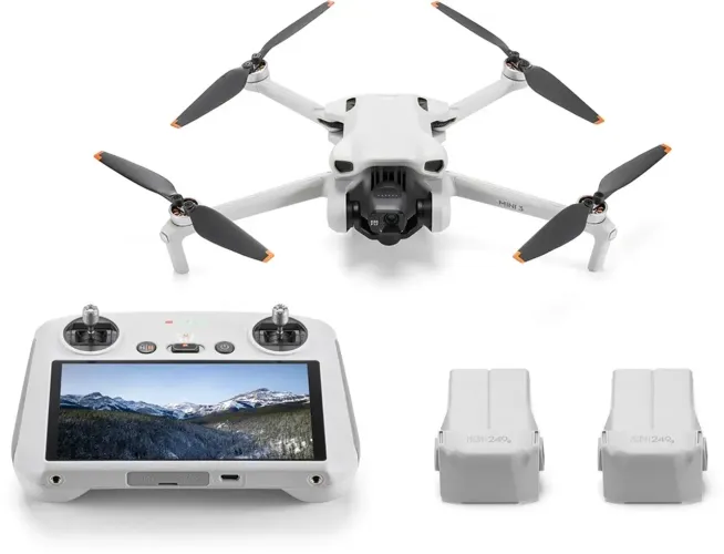 Drone DJI Mini 3 Fly More Combo 4K + Controle DJI RC  - Novo lacrado! 