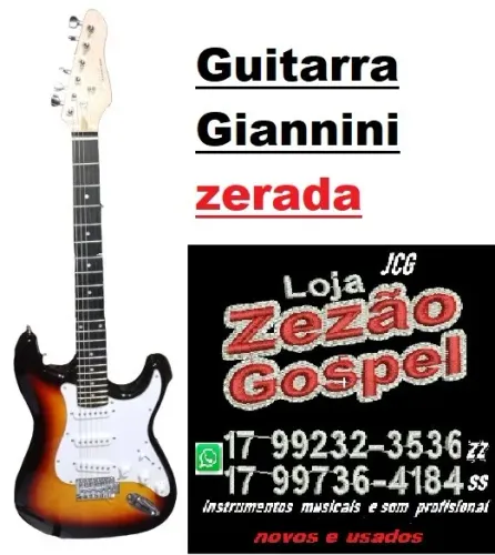 Guitarra Giannini zerada