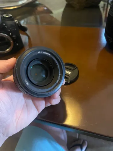 Lente nikon afs nikkor 50mm 1.8 g nova sem uso