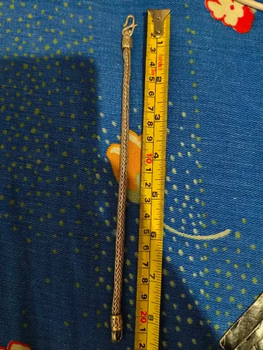 Vendo pulseira de prata 925 malha trançada