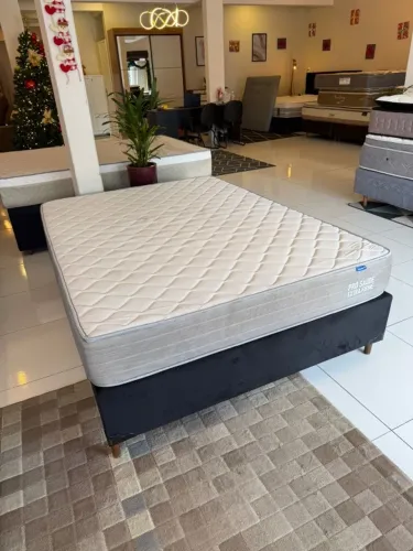 Cama box CASAL ORTOBOM SEMINOVA - Entrego!