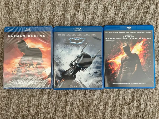 Batman Begins, O Cavaleiro das Trevas e O Cavaleiro das Trevas Ressurge - Blu-ray