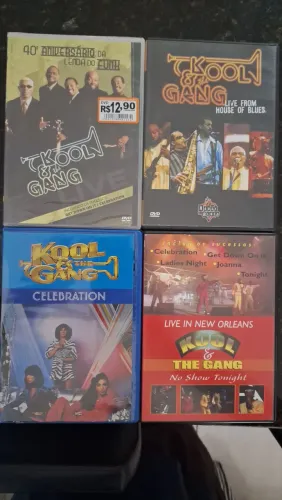 DVDs Kool & The Gang - Coleção Exclusiva!