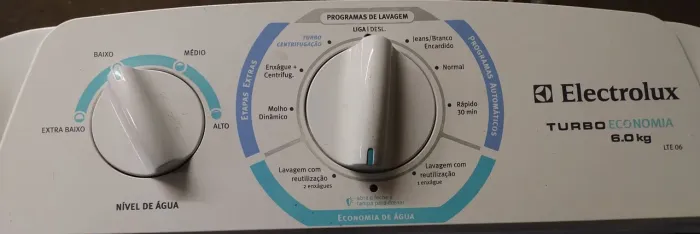 Máquina de lavar Eletrolux 6 kg turbo