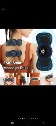 Massageador Elétrico EMS Smart - Relaxe e Alivie as Dores!