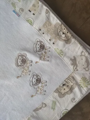Manta flanelada Bebê Menino - Nova, nunca usada