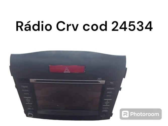 Rádio Honda Crv Cod 24534