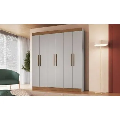 Guarda-Roupa Moderno com Amplo Espaço Interno