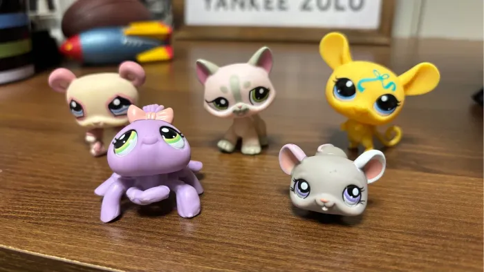 5 bichinhos Littlest Pet Shop