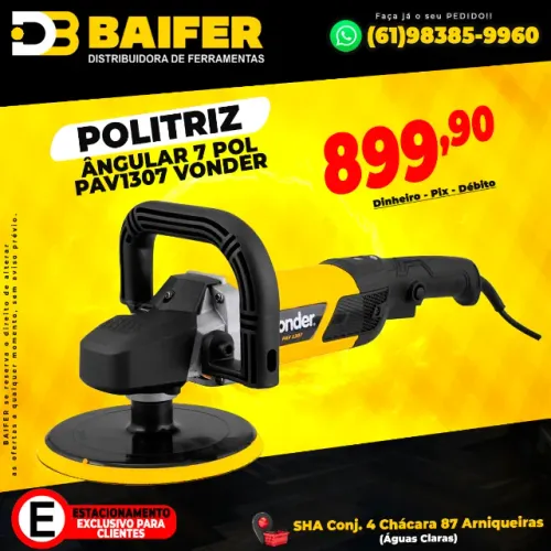 Politriz Angular 7 Pol PAV1307 Vonder