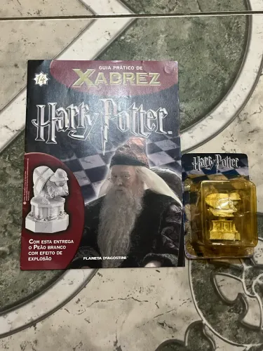 Guia e peça de xadrez Harry Potter 