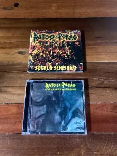 Ratos de Porão - Lote c/ 2 CDS