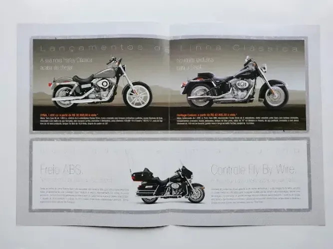 Harley-Davidson Dyna 1600, Heritage Custom, Catálogo Folder