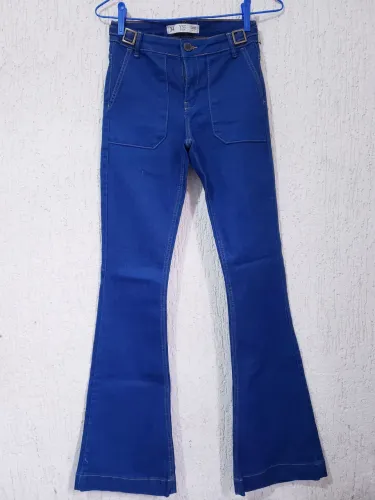 Calça Jeans Flare Azul
