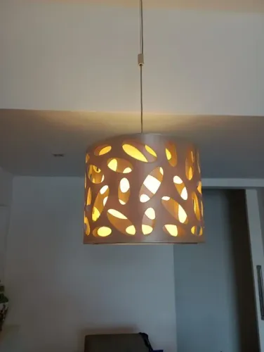 Luminária pendente redonda