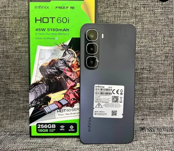 Celular Infinix Hot 60i 256GB 08GB RAM Novo Lacrado Entregamos Grátis 