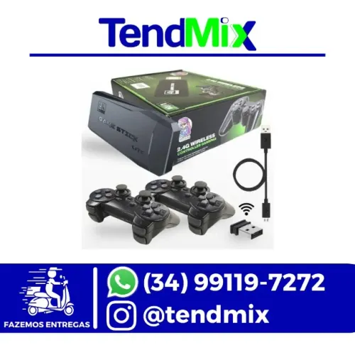 VIDIO GAMER RETRO 10 MIL JOGOS COM 02 CONTROLES 