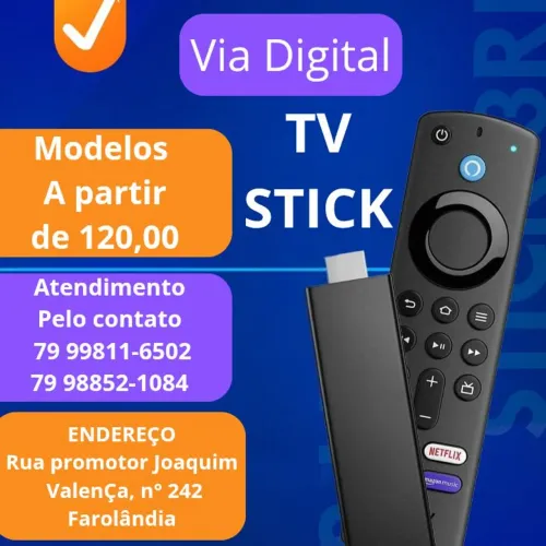 Tv stick fire novos hd
