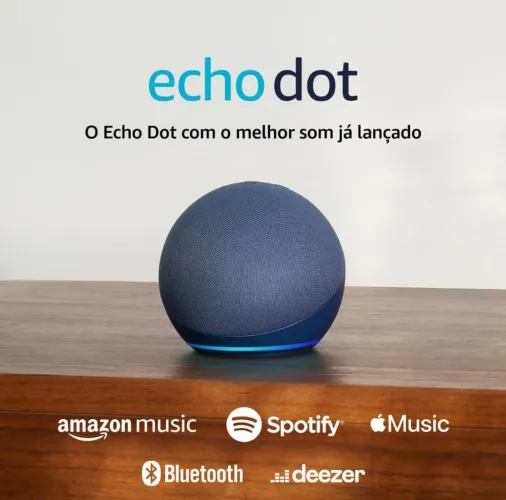 Echo dot 3 Amazon som Alexa inteligência artificial