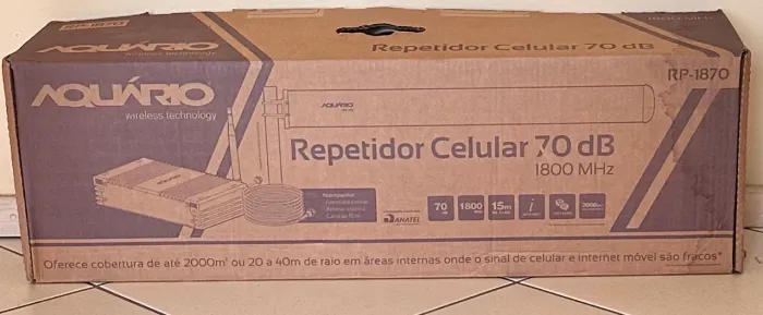 Repetidor de Sinal Celular Aquário - 70 db