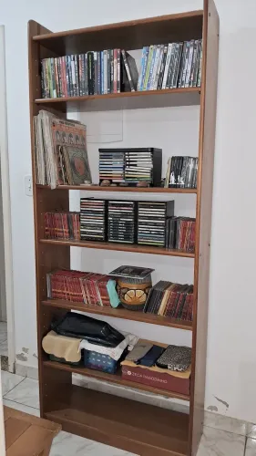 Estante clean multiuso, móvel  em madeira clara