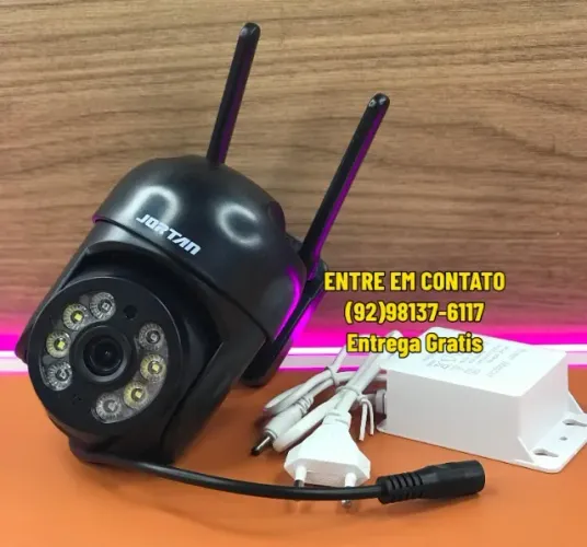 Camera de Segurança Wifi Prova de Agua Visão Noturna