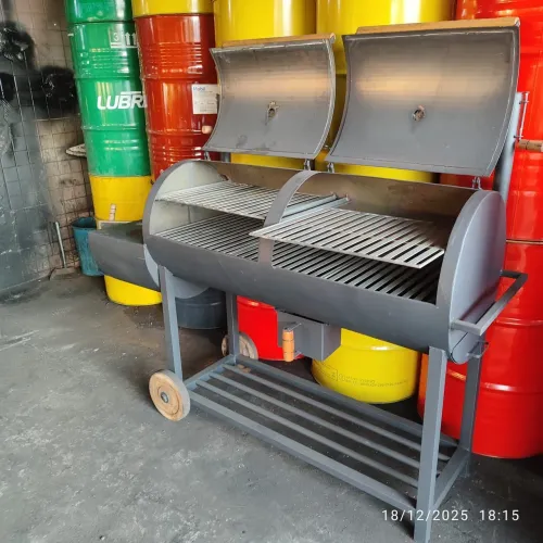 Churrasqueira pit smoker: Transforme Seus Churrascos com Defumação e Fogão a Lenha