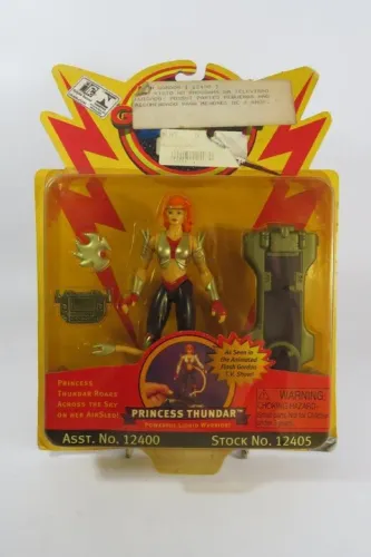 BONECO personagem PRINCESS THUNDAR da série FLASH GORDON. Embalagem Lacrada - Playmates
