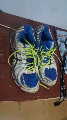 Tênis Asics Gel Azul e Branco