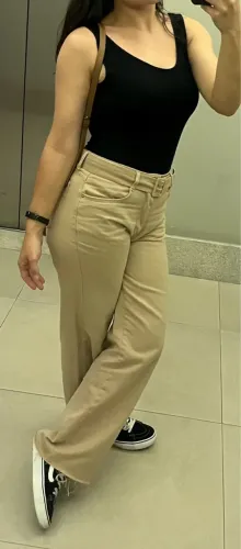 Calça jeans bege Autentique