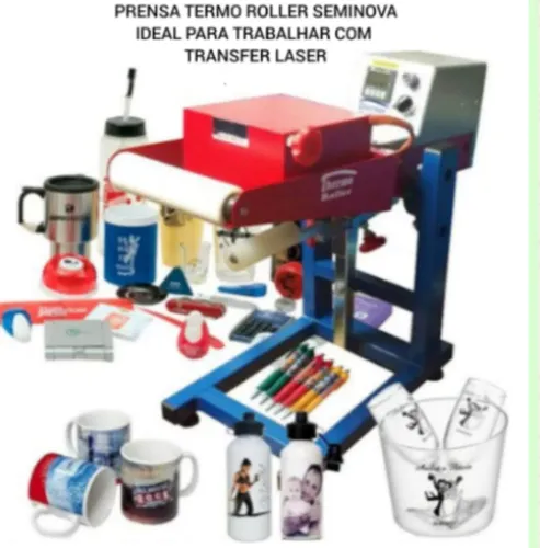 Prensa Termo Roller Seminova - Transfer Laser