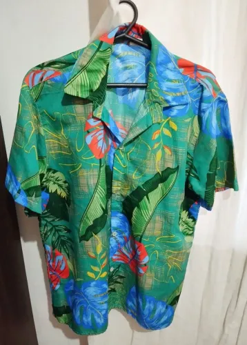 Camisa Estampada Floral Masculina 