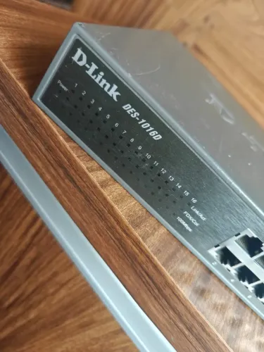 SWITCH DUAL LAN D-LINK DES-1016D 16 portas DUAS INTERNETS NA EMPRESA