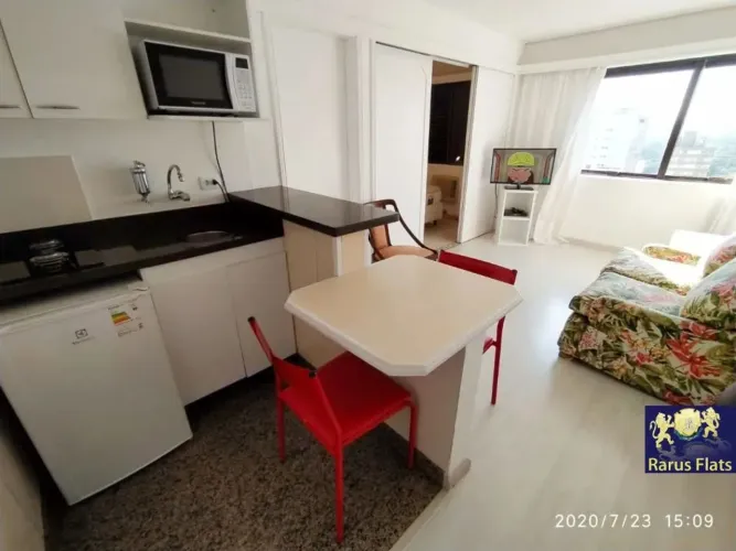 Flat para alugar no Itaim Bibi - Edifício New City (Ramada Suites) - Cód. AQO03357
