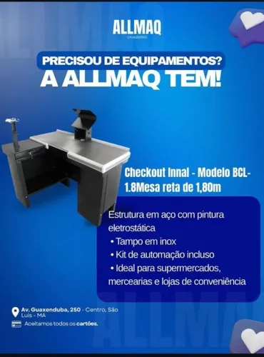 Balcão Checkout 1,80 Marca INNAL