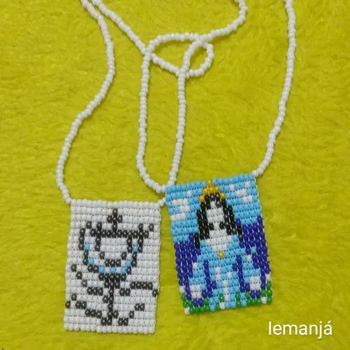 Colar de pingentes de miçangas Impotadas Preciosa - valor unitário