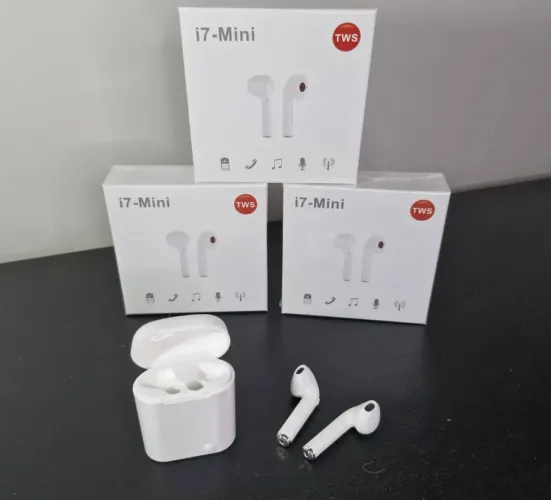 Fone de Ouvido Bluetooth i7-Mini TWS - Novo