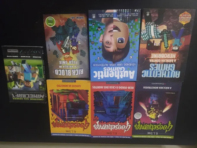 Livros infantis - Goosebumps e Minecraft - Diversos títulos