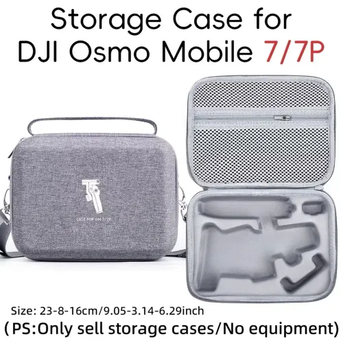 1 Bolsa Bag Estojo de Ombro compatível APENAS com Dji Osmo Mobile 8,7/7p (OM7/7p,8)