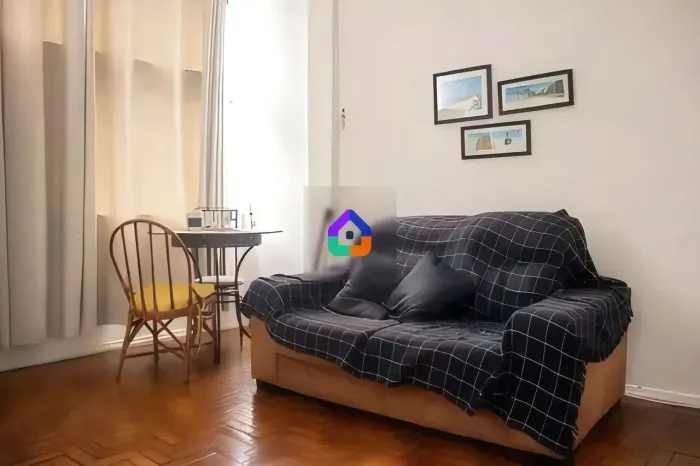 Apartamento Mobiliado com 1 Quarto na Glória