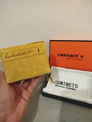Carteira Feminina Couro Genuíno Contact?s - Linda e Sofisticada