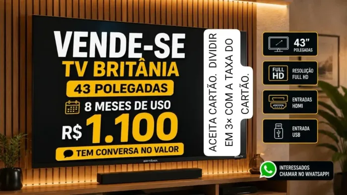 Smart TV 43 polegadas