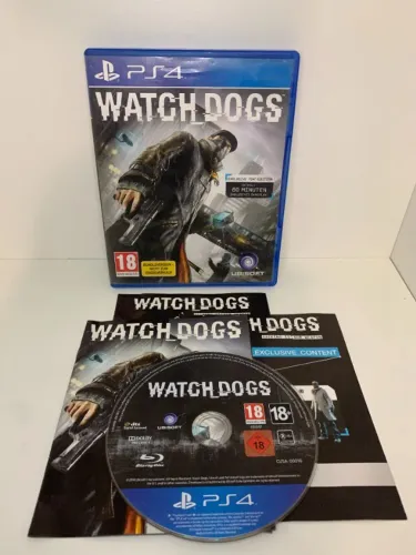 Watch Dogs (PS4) - Europeu, Mídia Física em ótimo estado