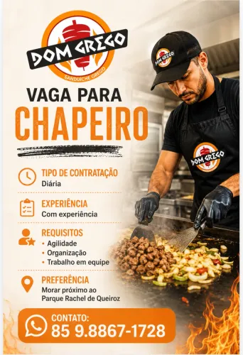 VAGA DOM GREGO/ PARQUE RACHEL DE QUEIROZ 