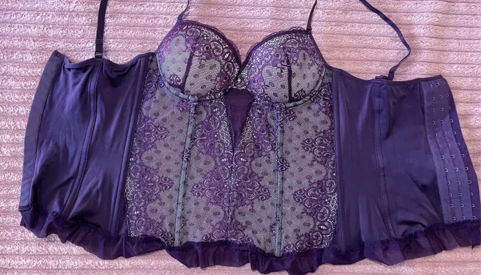 Espartilho lilás darling veste P