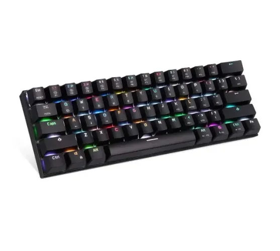 Teclado Sem Fio Mecânico Gamer Motospeed CK62, RGB, Bluetooth