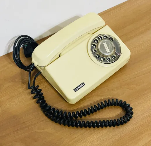Telefone Antigo De Disco Gte Multitel Anos 80